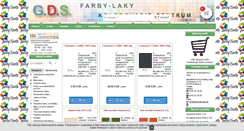 Desktop Screenshot of eshop.farbylakygds.sk